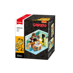 Sluban Builder Garfield v kuchyni